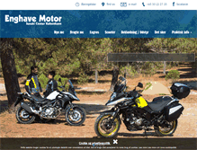 Tablet Screenshot of enghavemotor.dk